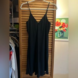 NOWT beautiful Amanda Uprichard back 100% silk slip dress, size small.